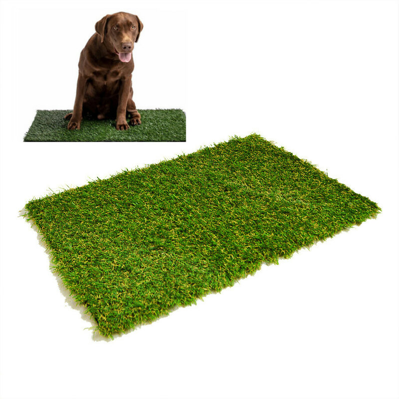 ペット用の芝生パッド,おしっこマット,シミュレーションパッチ,緑色,人工芝,子犬用トイレ,屋内トレーニング製品