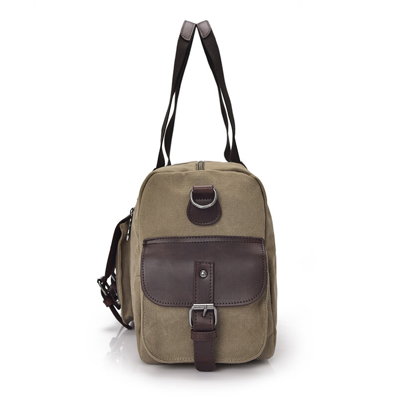 Модная холщовая мужская сумка YILIAN, удобная Вместительная дорожная Сумочка, дорожный портфель с накладными карманами на плечо