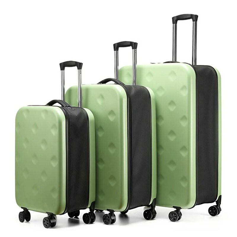 حقيبة سفر الأمتعة تحمل على المتداول الأمتعة الصعود المقصورة 20 24 28 بوصة كبيرة الحجم 5 ألوان حقائب قابلة للطي