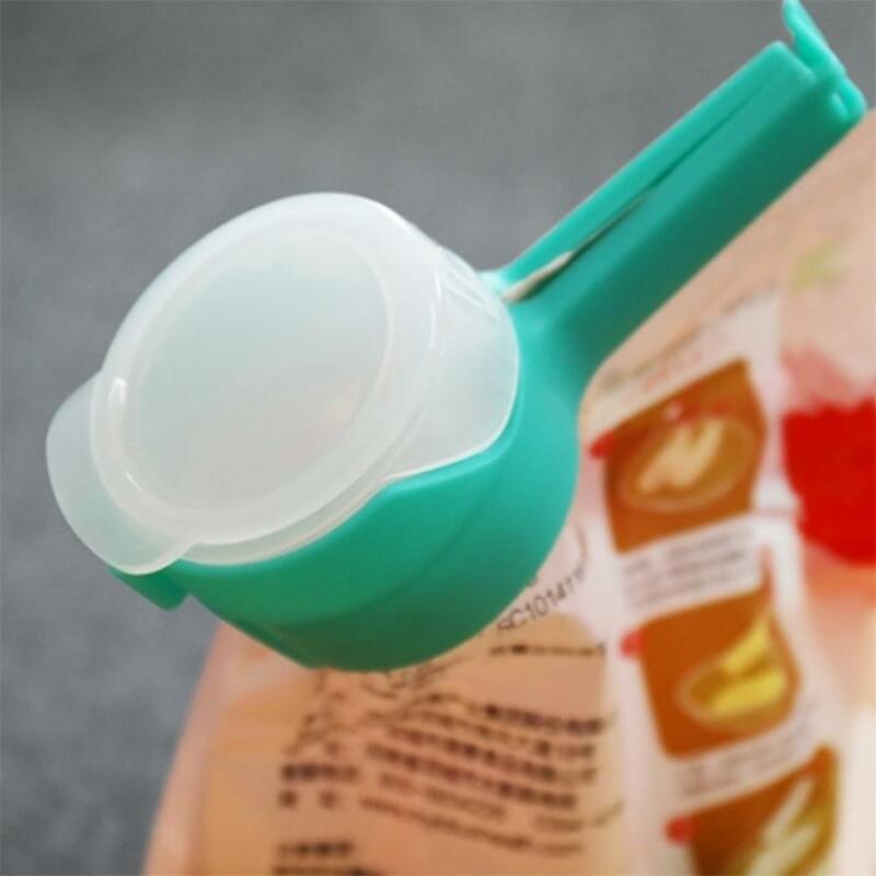 プラスチック製スナックシーリングクリップ,キッチンガジェット,食品を保管するための透明なシーリングクリップ,J9x5