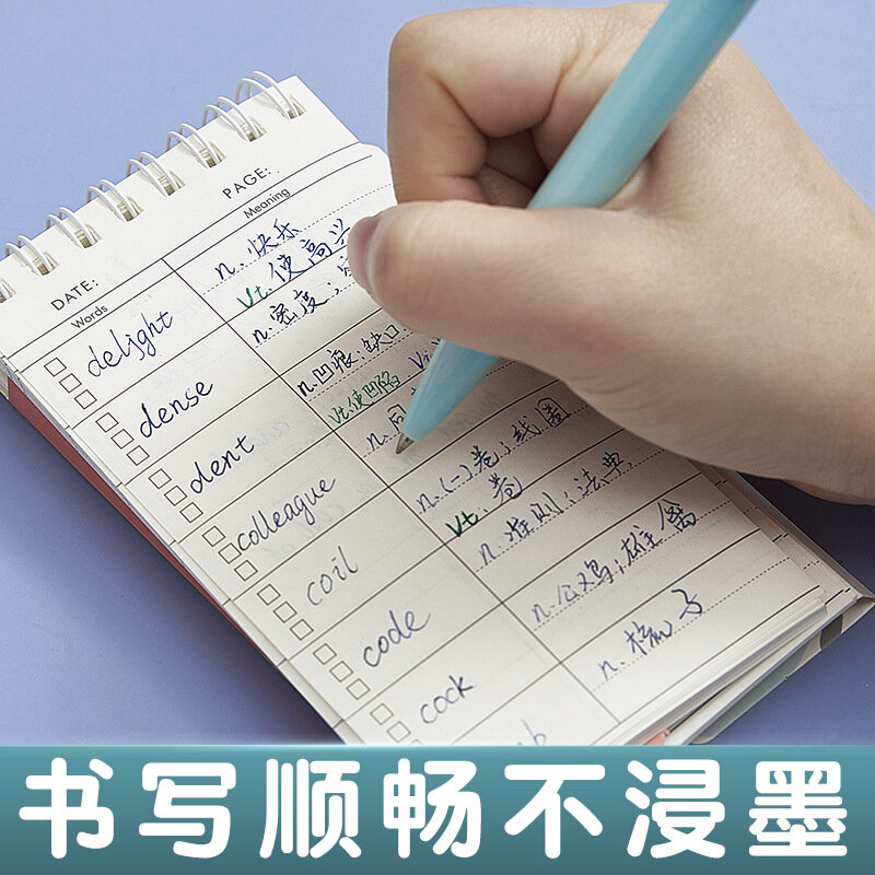 الكورية الإنجليزية المفردات جيب مذكرة الوسادة بالجملة الطلاب الطازجة الصغيرة المحمولة كتاب الذكريات لحفظ الكلمات القرطاسية