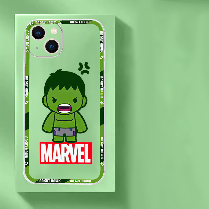 Marvel Comics etui na telefon iPhone 13 11 12 Pro Max 13 12 Mini X XR XS MAX SE 2020 7 8 6s Plus Celular powłoka ochronna Funda