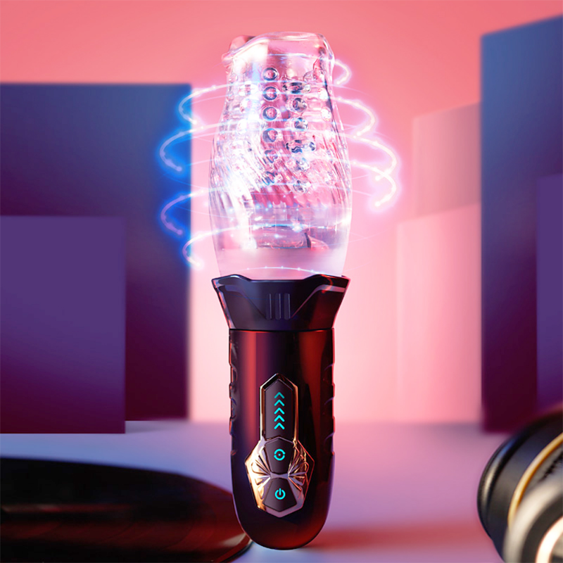 Obrót o 360 ° męski Masturbator Cup automatyczne ssanie wibratory obciąganie zabawki erotyczne dla dorosłych Sex Machine dla mężczyzn
