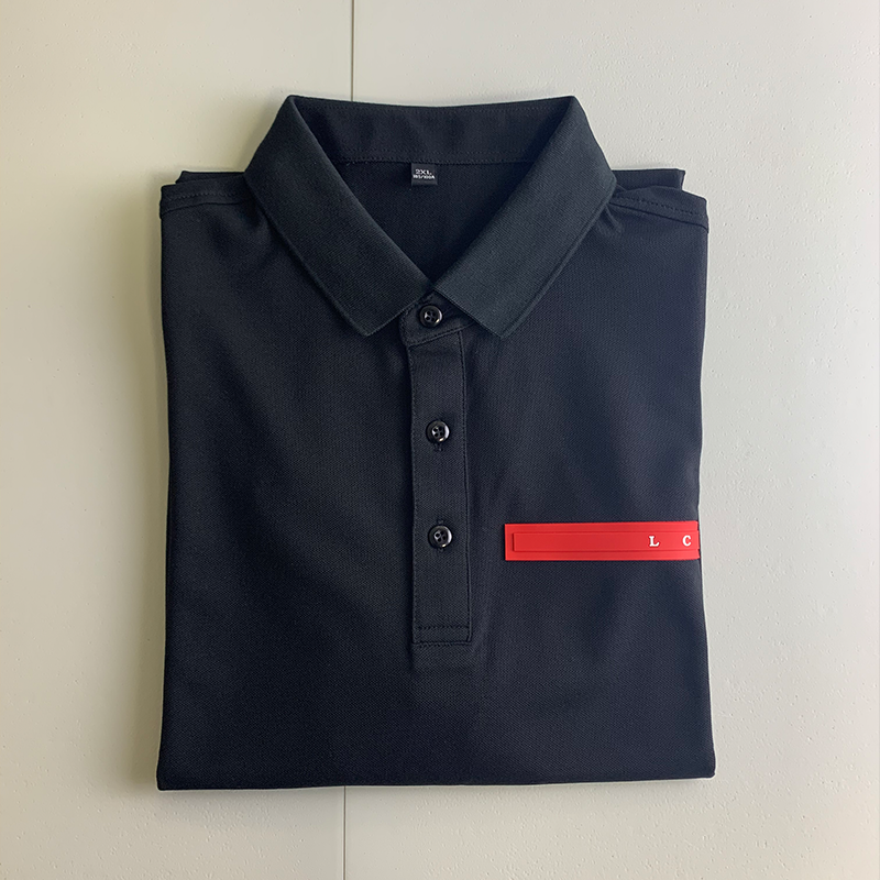 2023 Zomer Nieuwe Luxe Mannen 100% Katoenen Polo Shirt Hoge Kwaliteit Solid Casual Korte Mouw Voor Mannen