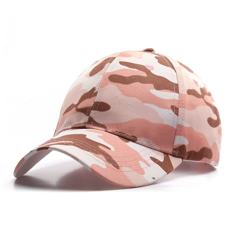 Lato regulowane czapki baseballowe Unisex sport ochronna powłoka chroniąca przed słońcem szybkoschnące czapki na co dzień kobiety mężczyźni kamuflaż kapelusze