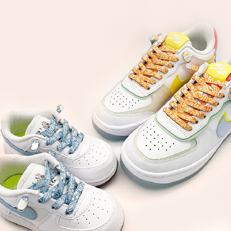 1 paio di lacci elastici alti con fiore di anacardi senza legatura per Sneakers chiusura in metallo per bambini pigri lacci per scarpe da indossare rapidamente per adulti
