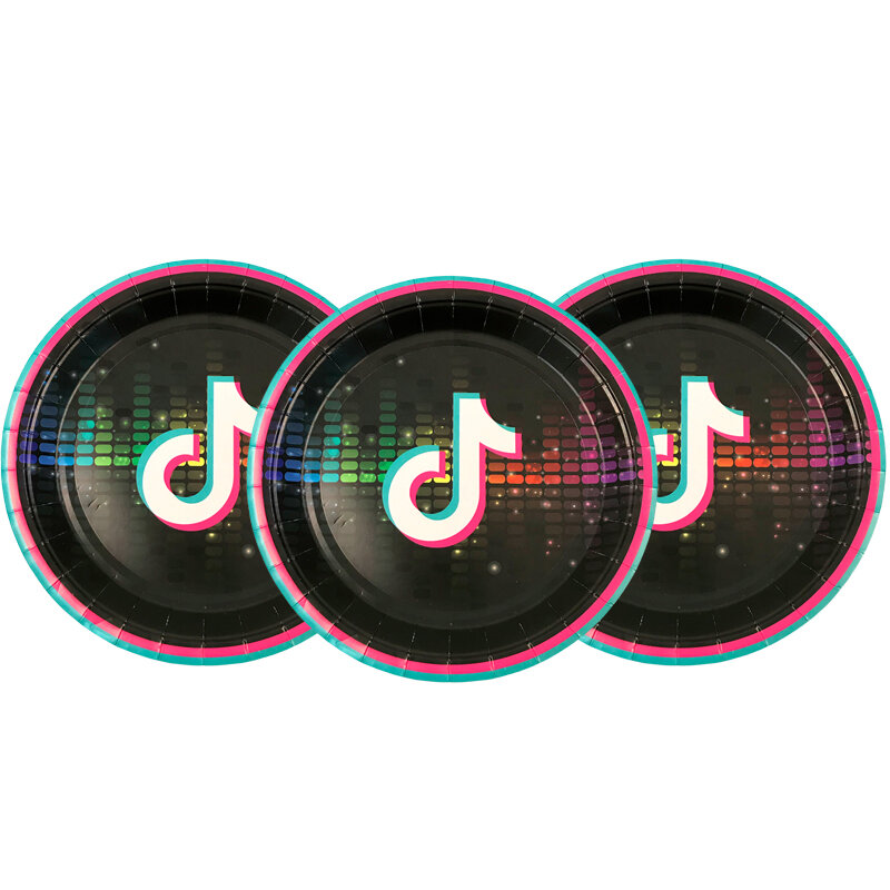 Music Party Note Theme Birthday Decorations Balloon For Kids Like Music Cake Topper Birthday Party Supplies Paper Plates Cups