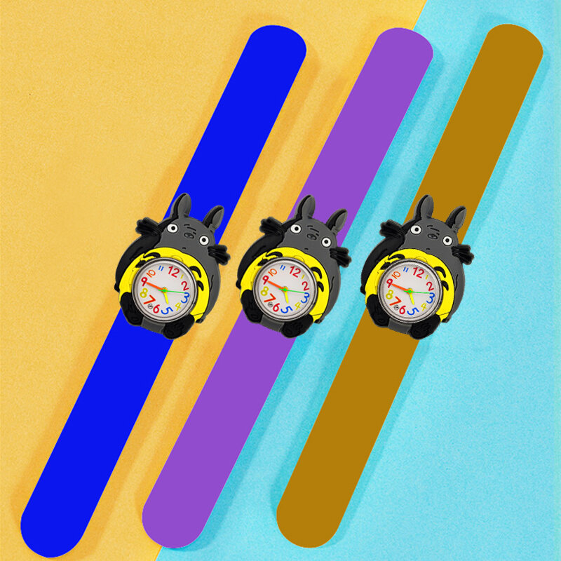 Relógio infantil para meninos e meninas, com desenhos de crocodilo, toe macaco, preço baixo, venda por atacado