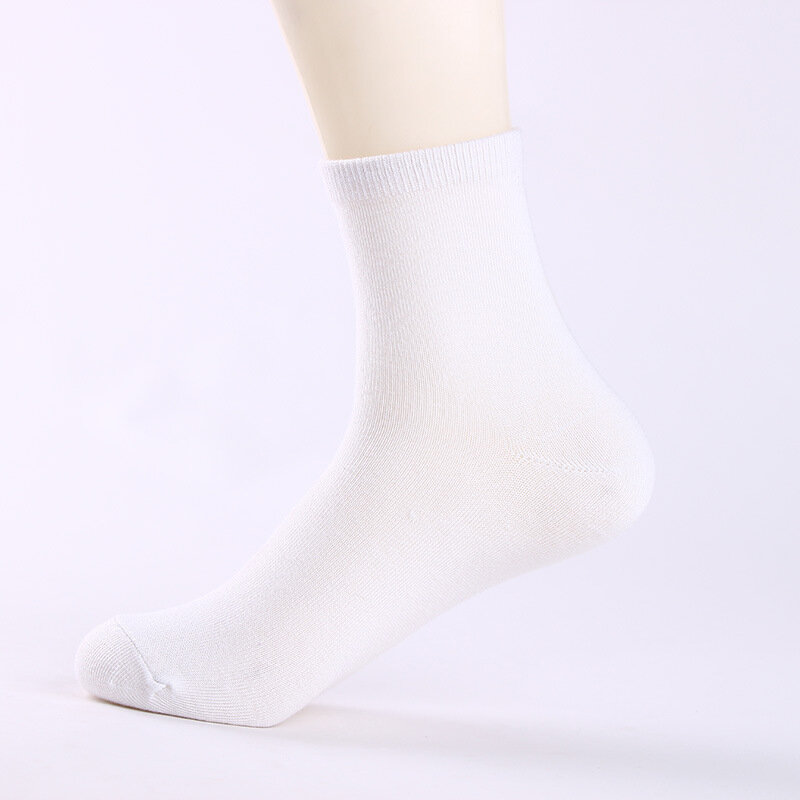 3 pares de meias de algodão masculino novo estilo preto branco cinza negócio fino meias masculinas macio respirável verão inverno para meias masculinas conjunto