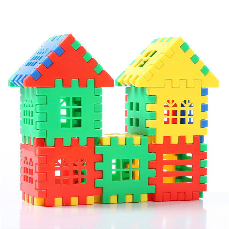 24 قطعة ثلاثية الأبعاد ألعاب ألغاز مكعبات لعب للأطفال كتل خشبية بانوراما هواية أخرى الدماغ لعبة الطوب منزل اللعب التفاعلية للأطفال