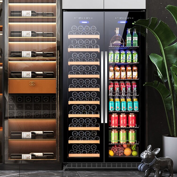 Коммерческий вертикальный холодильник высокого качества, Новый шкаф для напитков, холодильник для напитков
