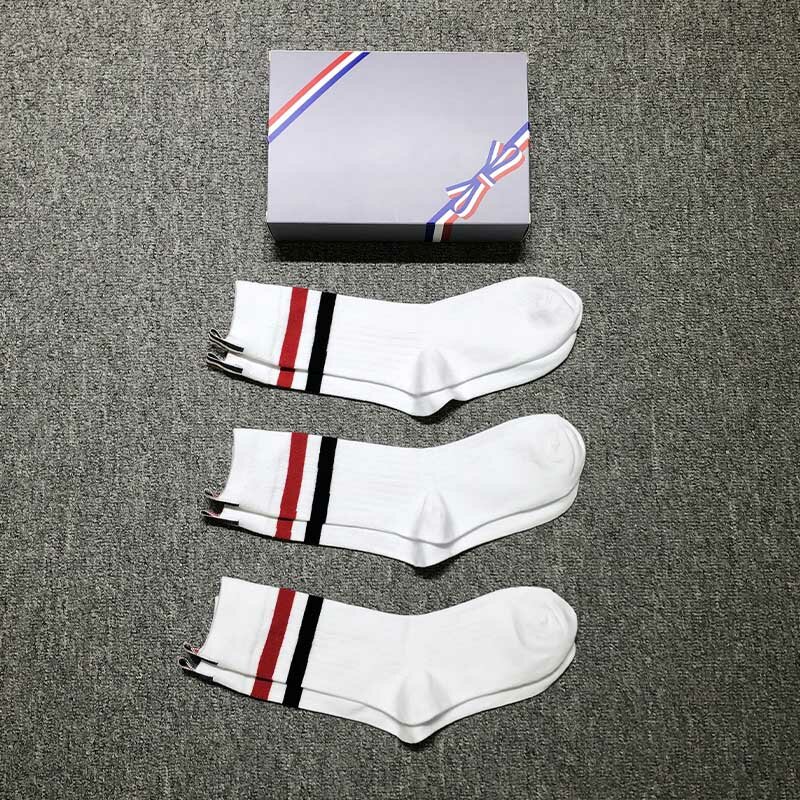 Tb thom meias masculinas 3 pacote casual algodão vestido tripulação meias para homens conforto diário controle de odor casual bezerro longo meias de luxo