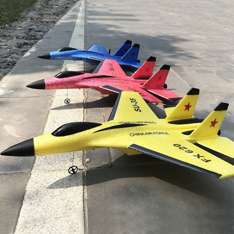 SU 35 FX 620 Foam Glider Fighter Flying Toy for Kids Children Remote Control Airplane Avion RC Plane Aircraft SU35