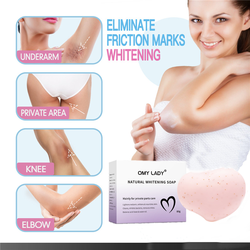 80g OMY LADY Fast Skin Bleaching Cream Inner Thighs Inner Groin Whitening Peach Women Intimate Bath Body Scrub