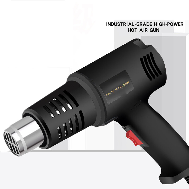 2000w pistola de calor temperatura variável avançada elétrica pistola ar quente ferramenta elétrica secador cabelo para solda termorregulador