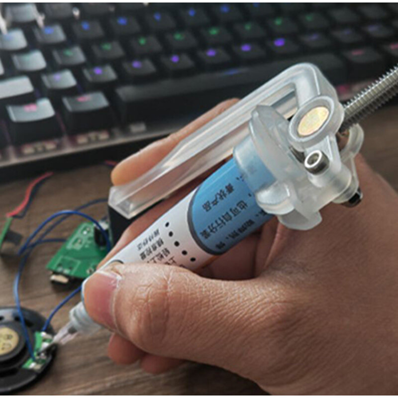 Solder Paste Extruder ปืนกาวเชื่อมบัดกรีน้ำมัน Booster Circuit Board ซ่อมโทรศัพท์มือถือบัดกรีบัดกรีอุปกรณ์เสริม