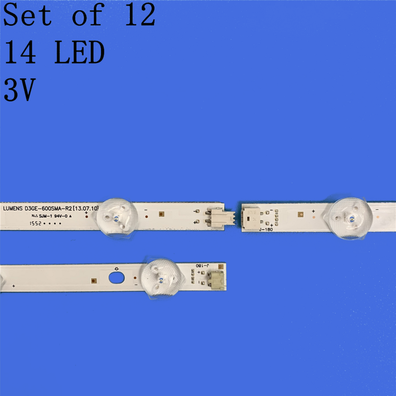 Tira de luces LED para TV Samsung de 60 pulgadas, 3v, UA60F6088AJ, 2013SVS60, UN60FH6300, LM41-00001L, LM41-00001M, BN96-29074A