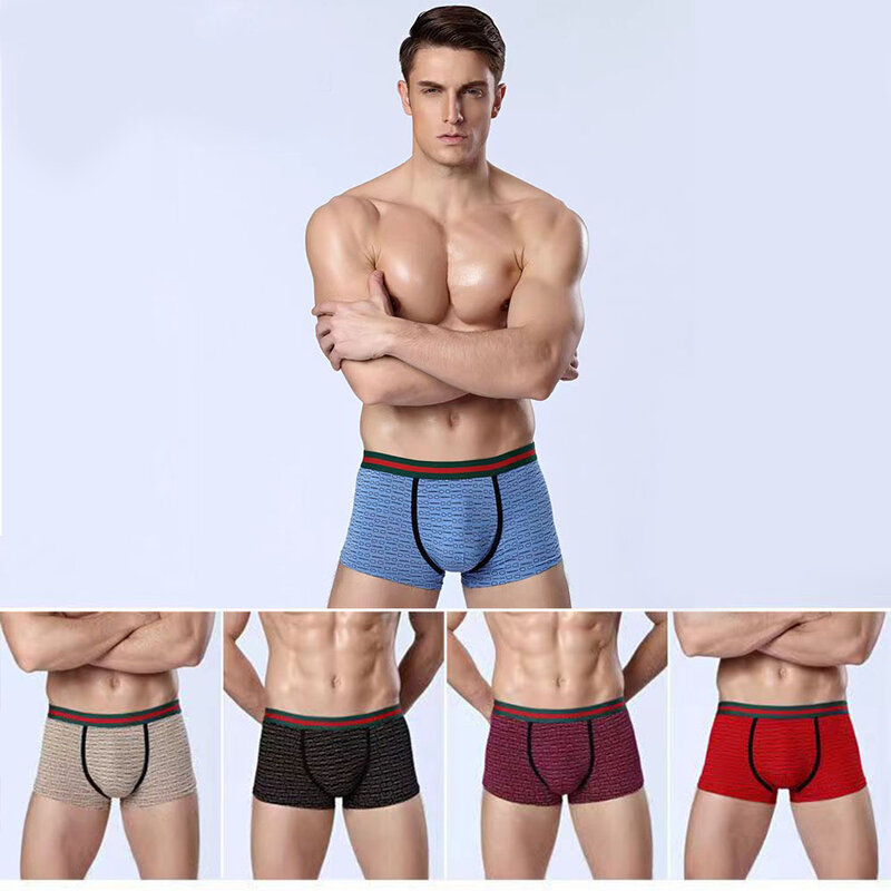 Männer Boxer Unterwäsche Mode Unterhose Shorts Winter Thermische Reiner Baumwolle Antibakterielle Atmungsaktive Unterwäsche Set 2022 Neue