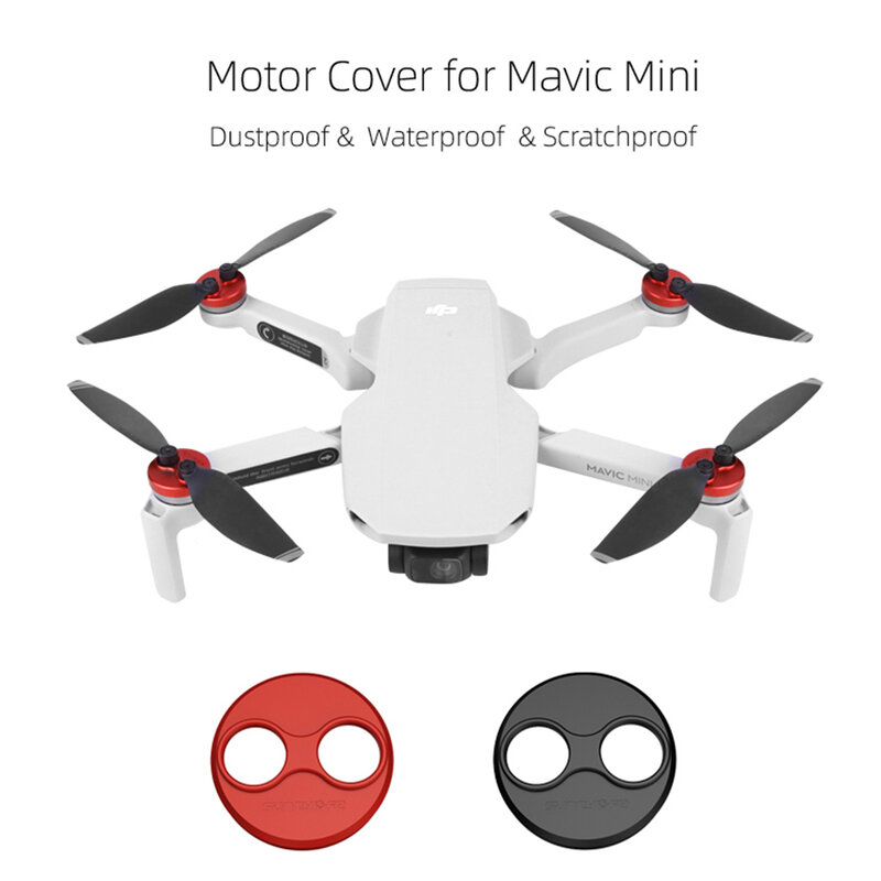 4Pcs Motor Cover Metal Cap for DJI Mavic Mini Drone Dust-proof Engine Protector Motor Protection Cover Protective Accessories