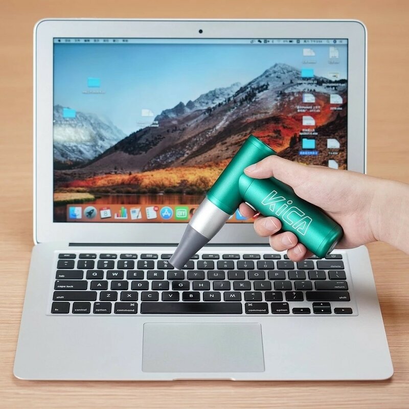 KICA Jetfan Electric Air Blower Portable Turbo Fan Rechargeable Cordless Compressed Air Duster Cleaner for Computer Keyboard Car