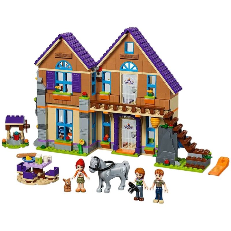 Bloques de construcción de la casa de Mia para niños, juguete de ladrillos para armar Casa de la familia, ideal para regalo de cumpleaños, código 796, piezas, compatible con 41369