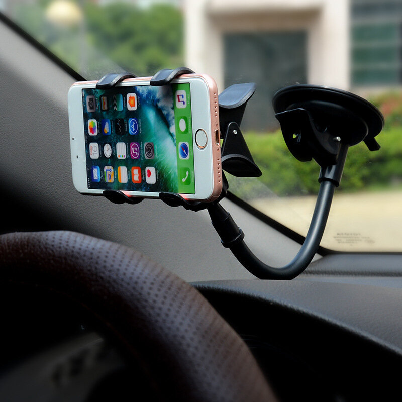 Novo 360 ° girando suporte do telefone do carro universal dashboard montar suporte do carro gps telefone stands acessórios do carro suporte do telefone do carro