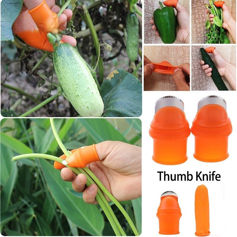 Cutter Separator Finger Tools Picking Device for Garden Harvesting Plant Gardening FC
