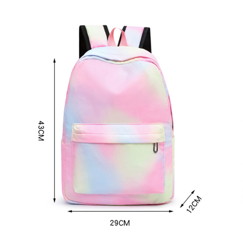 Student Schoolbag Laptop Bookbag Three Piece Insulated Lunch Tote Bag Pencil Case Purse Set for Teenagers Kids