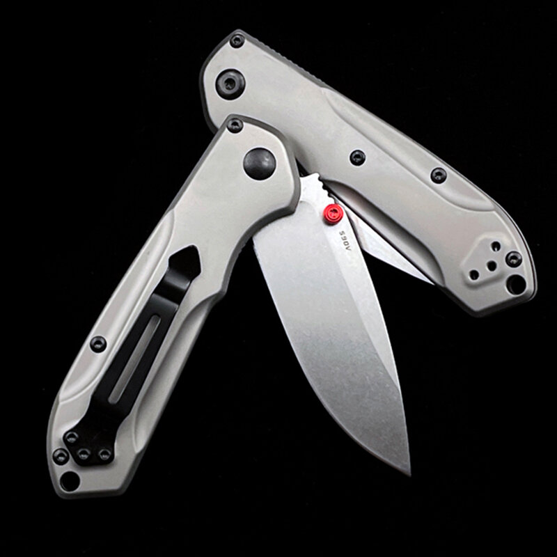 Titanium Alloy Handle BENCHMADE 565 Folding Knife Outdoor Camping Hunting Safety Defense Pocket Knives EDC Tool