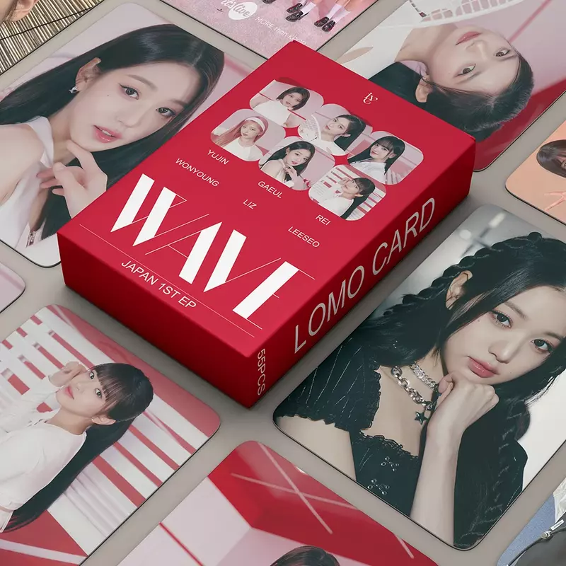 Kpop duas vezes IVE Lomo Card para fãs, novos cartões postais do álbum, meninas Photocards, Photo Print Gift, AESPA, ITZY