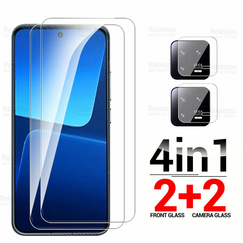 4in1カメラ保護xiaomi mi 13強化ガラススクリーンプロテクターxiaomy xaomi 13 Xiaomi13 5グラム鎧ガードカバーフィルム