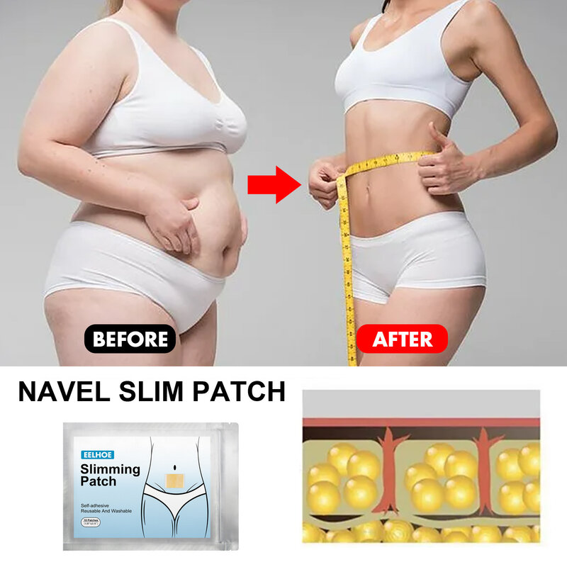 Slimming plastic stickers belly button stickers lazy weight loss belly button slim belly stick body shaping