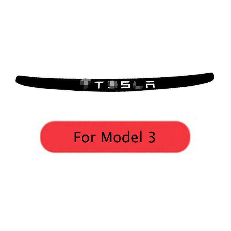 Pegatina para luces de freno de coche Tesla modelo 3/Y, parche acrílico de luz de freno de alta posición, accesorios para automóviles, decoración, pegatina para coche