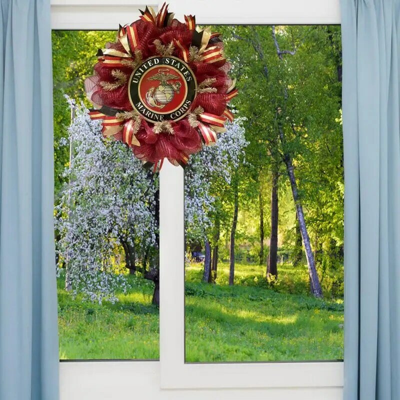 4th Of July Wreaths Decoration Independence Day Wreath Decorations Memorial Day Wreaths Door Window Decor For Veterans Day Home