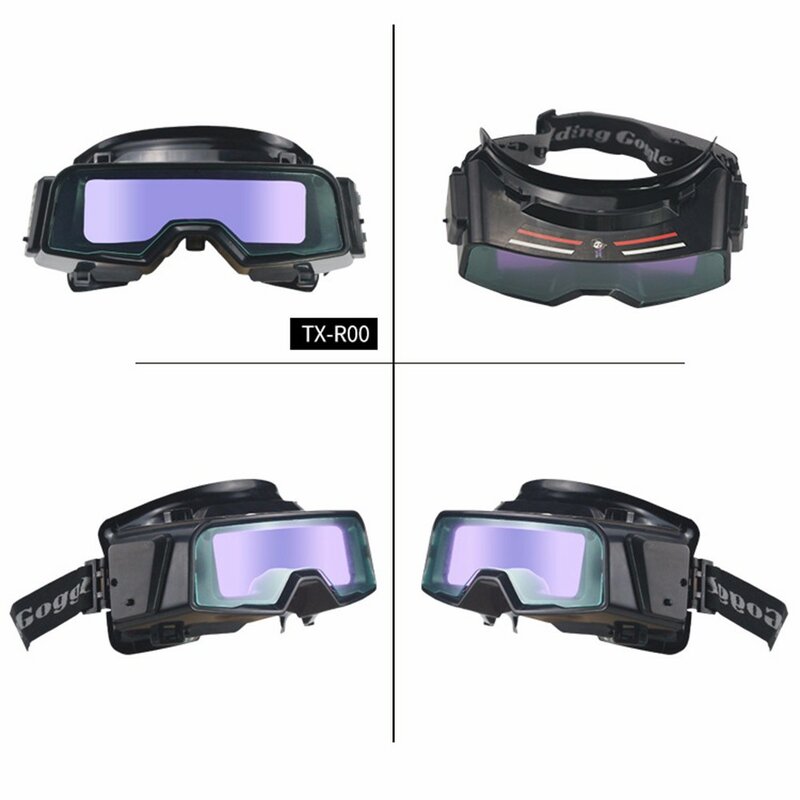Máscara de Soldadura Solar con oscurecimiento automático, casco de soldadura ajustable TIG MIG MMA, gafas de protección, lentes