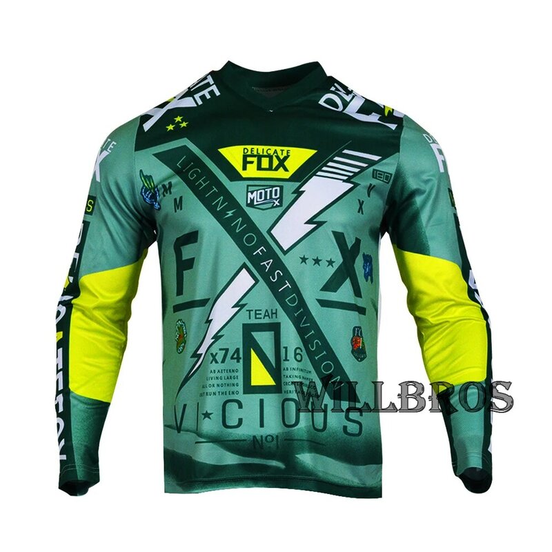 MX Dirt Bike Motocross Jersey 180 Off-Road ATV MTB DH SX Enduro จักรยาน Mountain Downhill ขี่จักรยาน