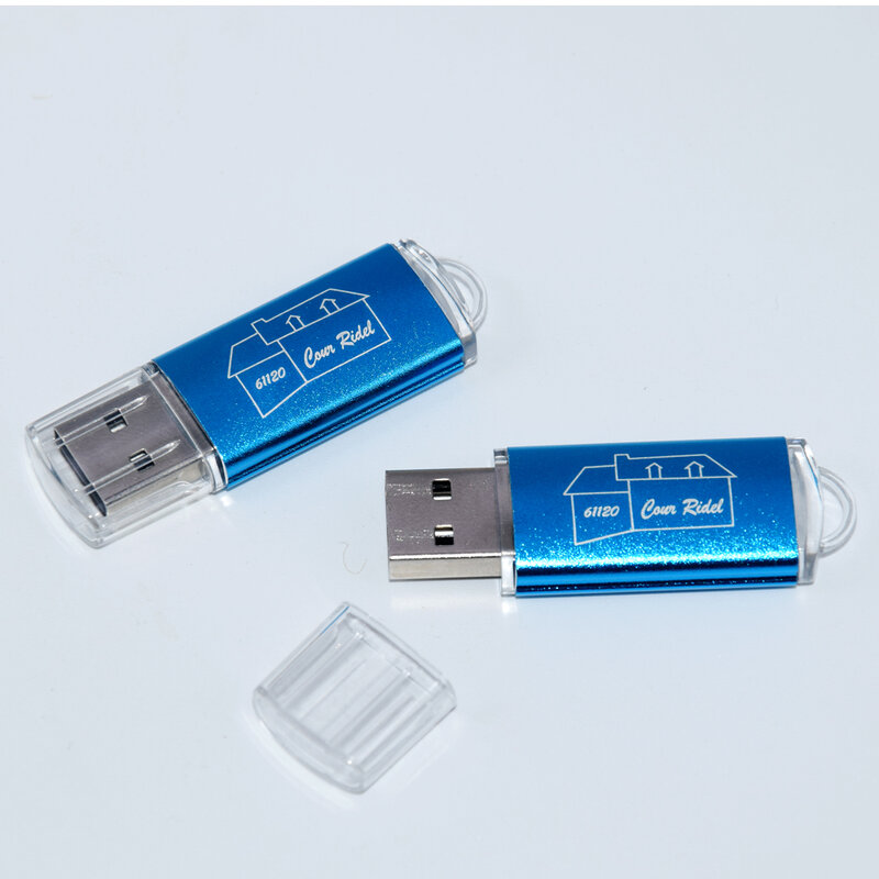 Clé USB 2.0 personnalisable gratuitement, lot de 10 pièces, support à mémoire de 2GB 4GB 8GB 16GB 32GB 64GB, lecteur Flash, cadeau