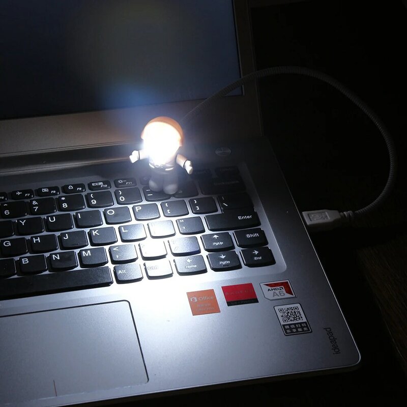 المحمولة USB بالطاقة ليلة ضوء رائد الفضاء شكل مصباح مكتب للقراءة تيار مستمر 5 فولت مصباح ليد للكمبيوتر المحمول الكمبيوتر عشاق الإضاءة الفضاء