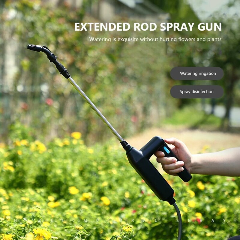 전기 분무기 총, 정원 자동 분무 USB 충전식 식물 분무기 병, 스프링클러 급수 캔 정원 관개