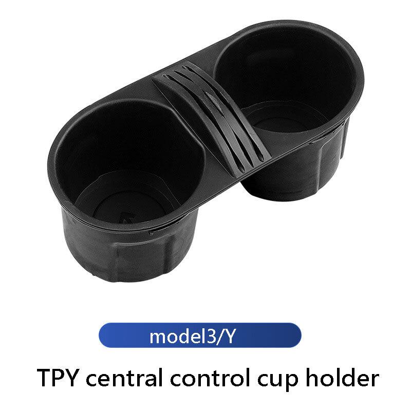Для центрального контроллера Tesla, подстаканник модели Y, модифицированные аксессуары, модель 3, центральный контрольный подстаканник из ТПЭ