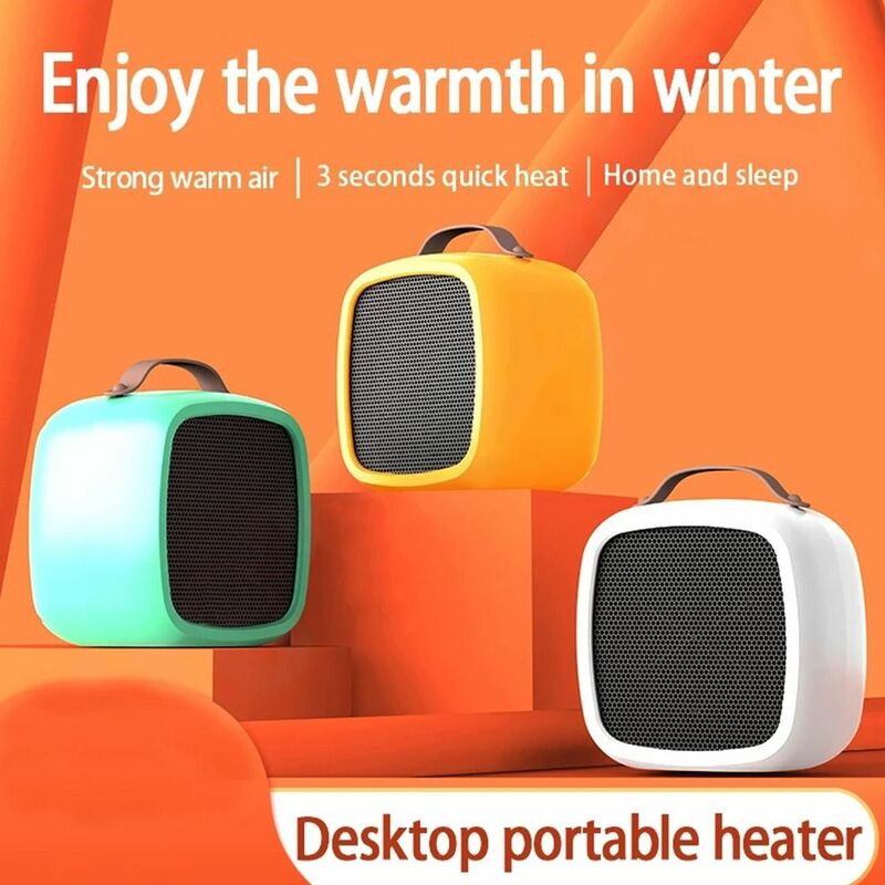 Nieuwe Draagbare Patio Heater Kleine Ruimte Persoonlijke Mini Heater Veilig Rustig Kantoor Warmte Desktop Elektrische Kachel Kachels Voor Indoor Gebruik