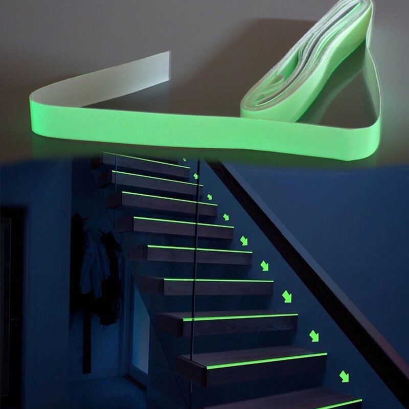 W ciemności Light-up Yansıyan 4 metr fluorescencyjny zielony wstążka ergonomiczna konstrukcja praktyczne produkty