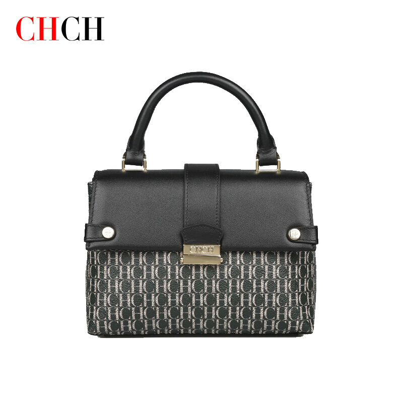 CHCH 2022, модная женская сумка через плечо, сумка-мессенджер, роскошная дизайнерская женская сумка с пряжкой и принтом