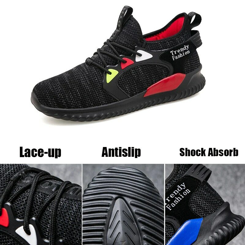 Men Causal Sneakers Breathable Lightweight Mesh Lace Up Casual Shoes Outdoor Tenis Sports Fashion Running Shoes Free Shipping