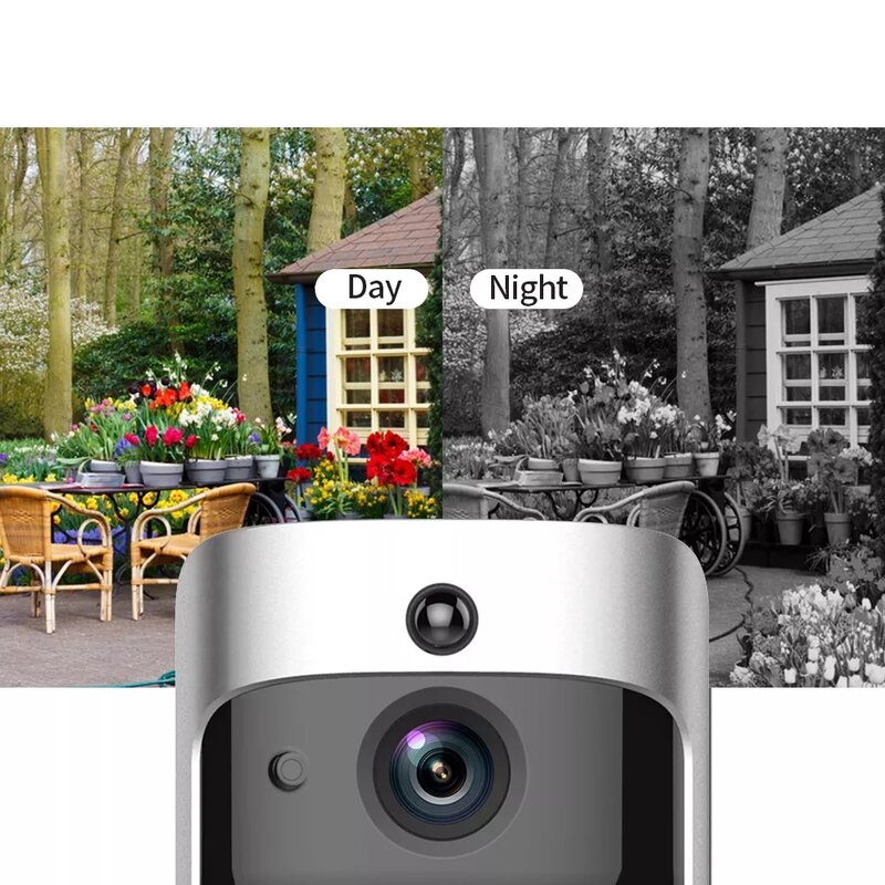 Inteligente wi fi câmera de vídeo campainha hd sem fio intercom visão noturna campainha da porta câmera de segurança em casa detector de movimento câmera de vídeo