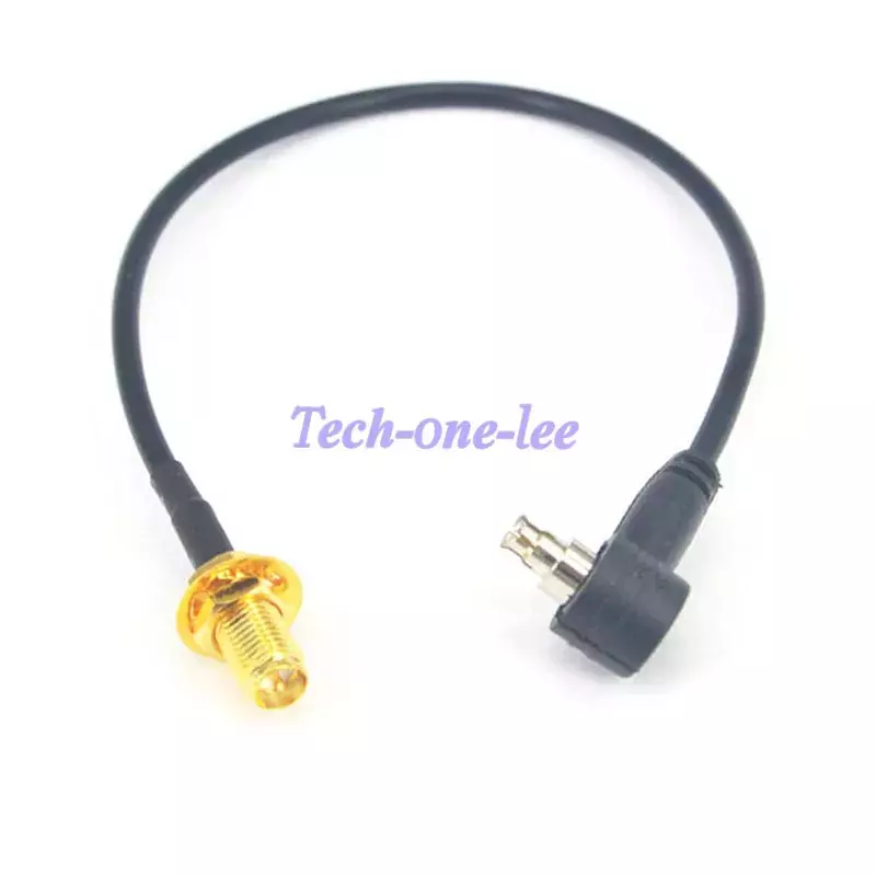 5 piece/lot RP SMA Female to TS9 Male Right angle RF Connector RG174 Pigtail Cable 20cm