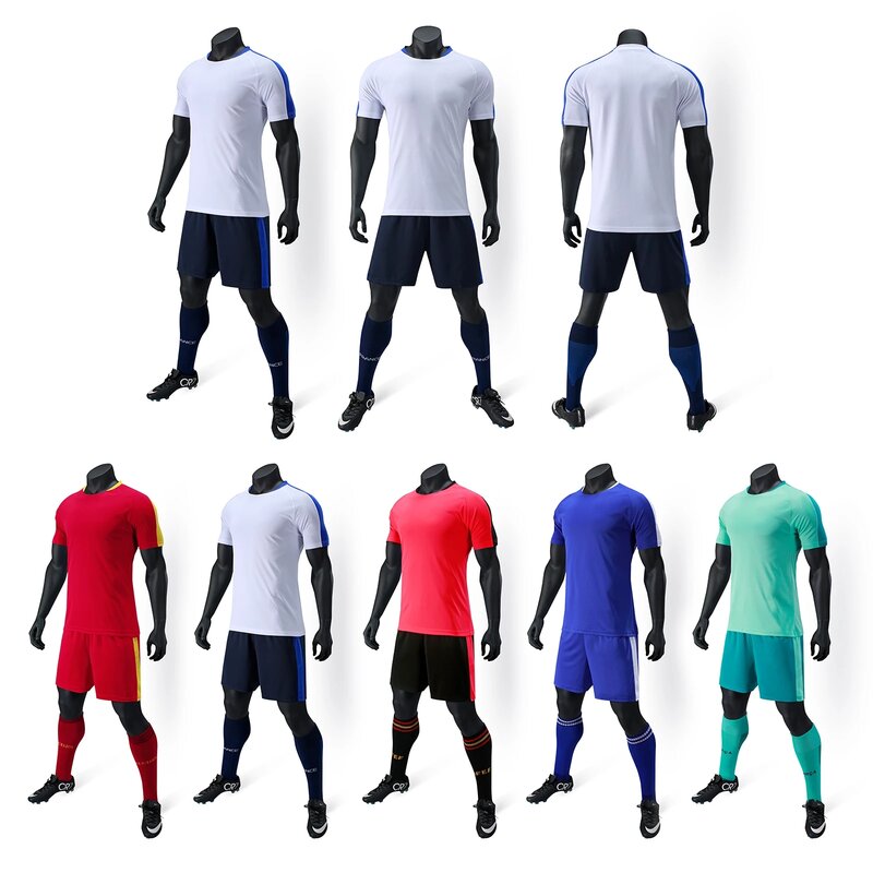Простая одежда для футбольной команды Cody Lundin, мужская спортивная футболка с короткими рукавами для баскетбола и короткие брюки, Комплект Св...