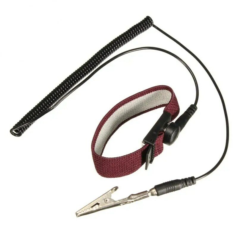 Bracelet de fil de mise à la terre à la main, clip sans fil, antistatique, durable, bracelet ESD, automne, hiver