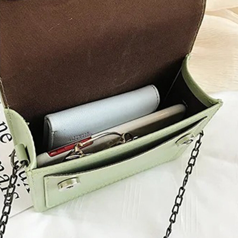 Damen Tasche Vintage Kette Umhängetaschen für Frauen lässige Umhängetaschen einfachen Stil Luxus Umhängetaschen Damen Handtaschen Geldbörse