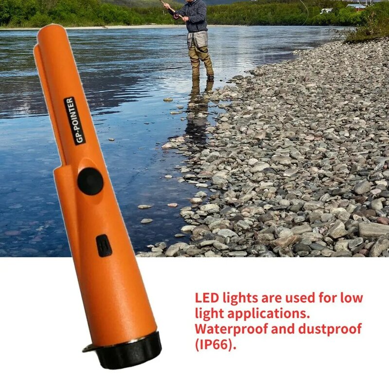 Dauerhafte Berufs Licht Handheld Metall Detektor Wasserdicht Pinpointer Pin Pointer Sonde Mit Holster